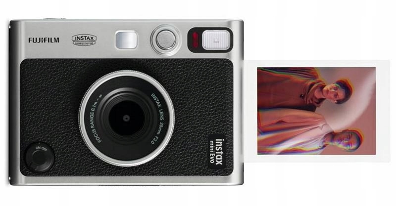 FUJIFILM instax mini Evo ブラック Aparat analogowy Fujifilm Instax MINI EVO czarny (TYPE C) - Ceny i